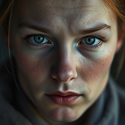 A close-up portrait of a person named Tsykalyuk with a focused expression, soft natural lighting, subtle facial details, and a calm background, emphasizing realism and quiet intensity